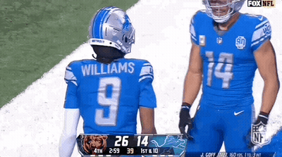Football Player Number 9 Next To Number 14 GIF