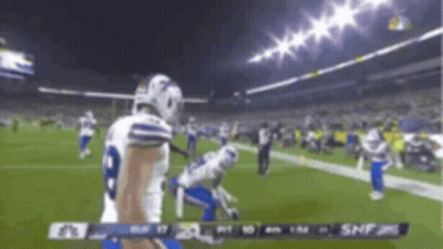 Football Player Number 9 On Field GIF