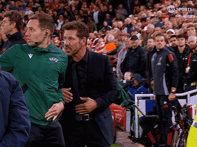 Football Player Number 9 Raising Arms GIF