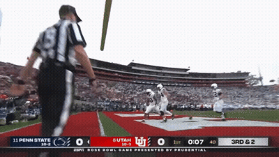 Football Player Number 9 Running On Field GIF