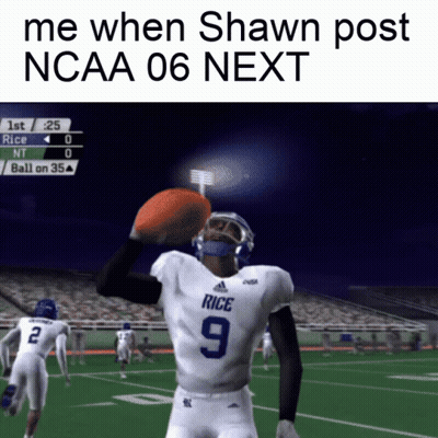 Football Player Number 9 Throwing Football GIF