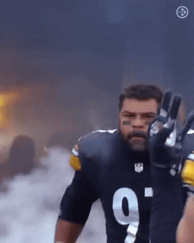 Football Player Number 9 Waving GIF