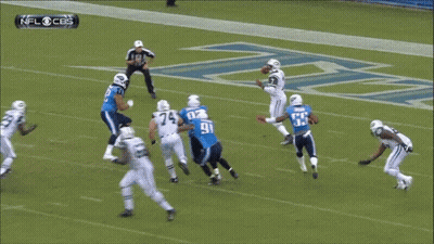 Football Player Number 92 Being Tackled GIF
