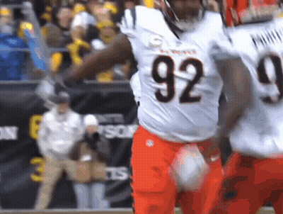 Football Player Number 92 On Field GIF