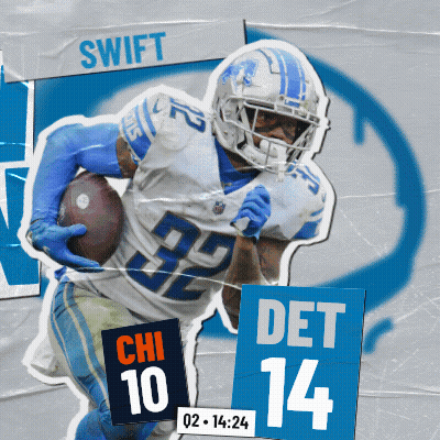 Football Player Number 92 Running With Ball GIF