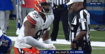 Football Player Number 95 GIF