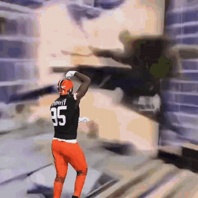 Football Player Number 95 GIF