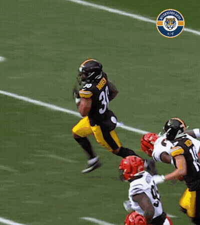 Football Player Number 99 Running On Field GIF