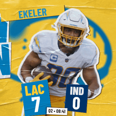 Football Player Poster Ekeler GIF