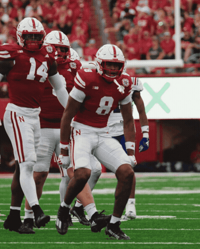 Football Player Red Jersey Number 9 GIF