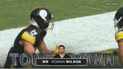 Football Player Roman Wilson On Screen GIF