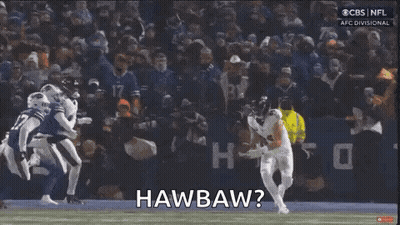 Football Player Running As Referee Says Hawbaw GIF