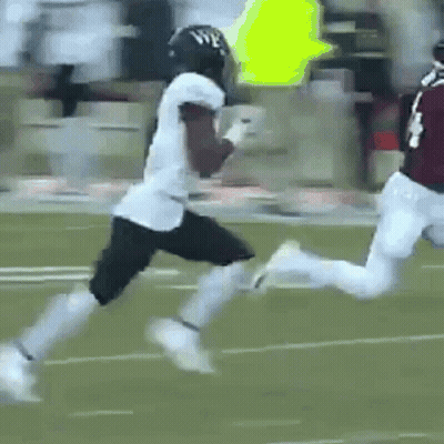 Football Player Running With Ball GIF