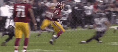 Football Player Running With Ball GIF