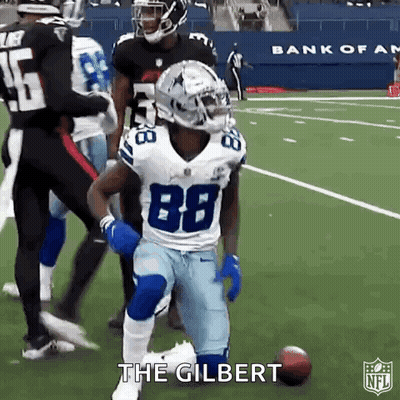 Football Player Running With Ball