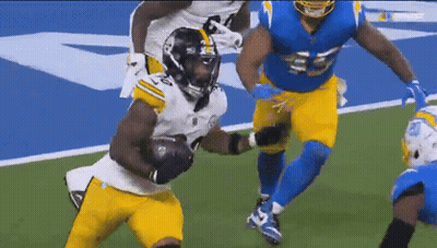 Football Player Running With Ball GIF