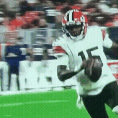 Football Player Running With Ball GIF
