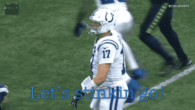 Football Player Saying Let's Stinkin Go GIF