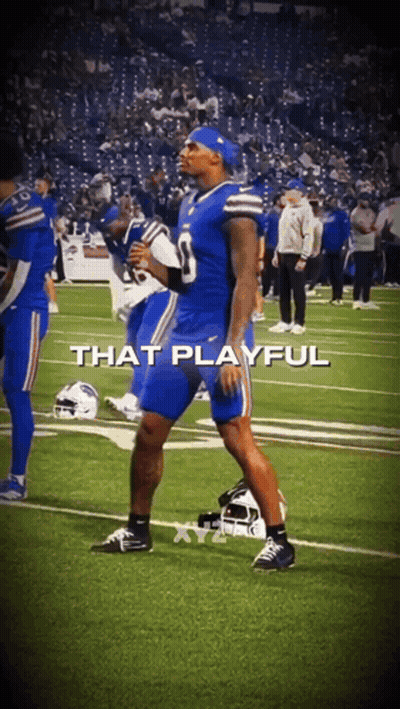 Football Player Saying That Playful GIF