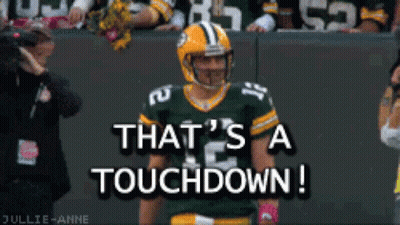 Football Player Saying That's A Touchdown GIF