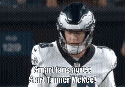 Football Player Smart Fans Agree Start Tanner McKee GIF