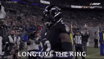 Football Player Standing Long Live The King GIF