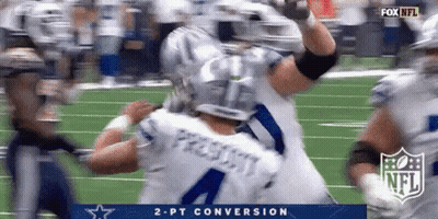 Football Player Tackled During Game GIF