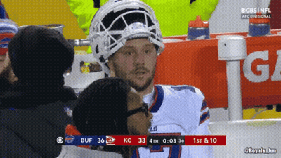 Football Player Talking To Another Player GIF