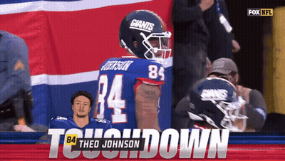 Football Player Theo Johnson Jersey GIF