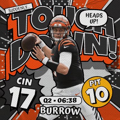Football Player Throws Ball Suddenly Touch Down GIF