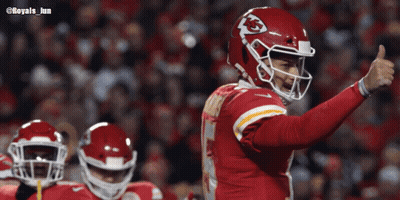 Football Player Thumbs Up In Front Of Crowd GIF