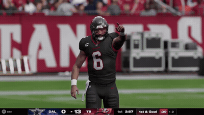 Football Player Thumbs Up Number 6 Jersey GIF