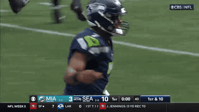 Football Player Touchdown GIF