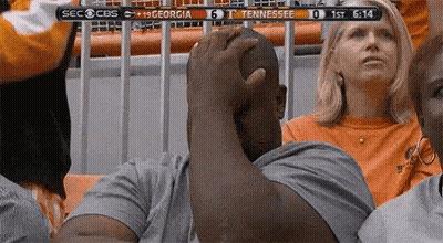 Football Player Wearing Alabama Helmet GIF