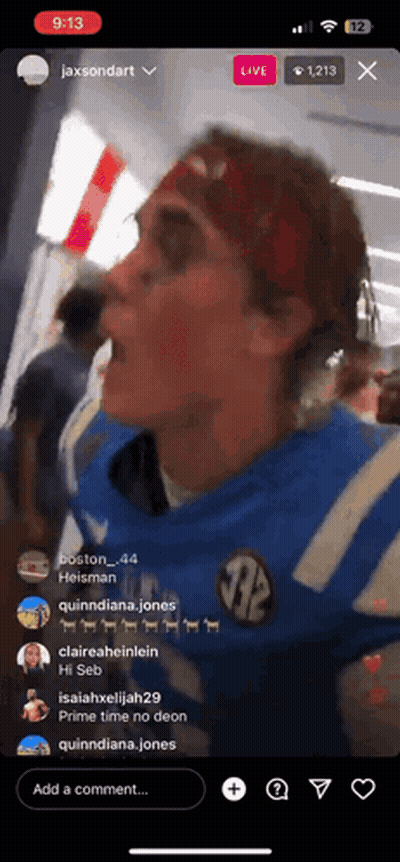 Football Player Wearing Bart Jersey GIF