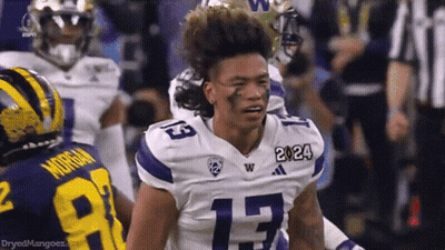 Football Player Wearing Jersey Number 13 GIF