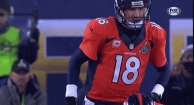 Football Player Wearing Jersey Number 18 GIF