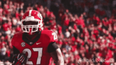 Football Player Wearing Number 27 Jersey GIF