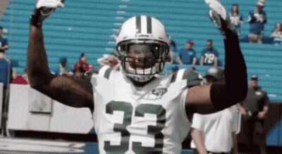 Football Player Wearing Number 33 Jersey GIF