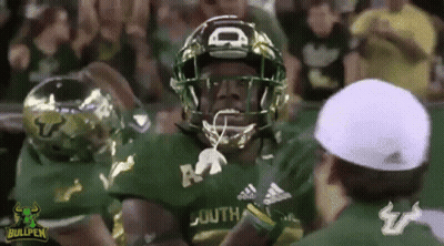 Football Player With D Helmet GIF