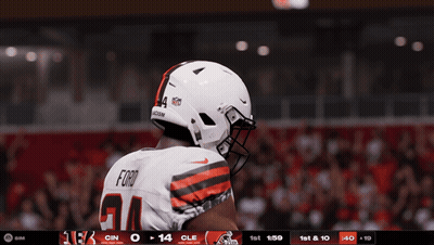 Football Player With Ford On Shirt GIF