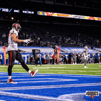 Football Player With Gobucs GIF