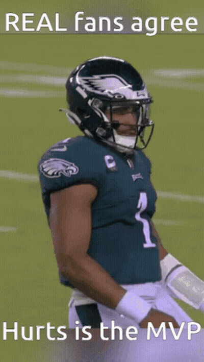 Football Player With Helmet Number 1 GIF