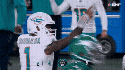 Football Player With Helmet Number 1