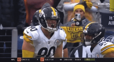 Football Player With Helmet Number 10 GIF