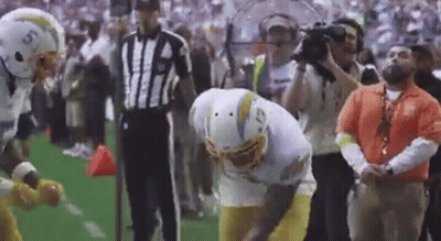 Football Player With Helmet Number 5 GIF