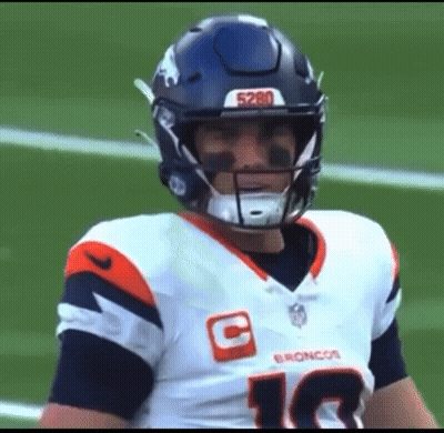 Football Player With Helmet Number 5280 GIF