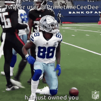 Football Player With Helmet Number 88 GIF