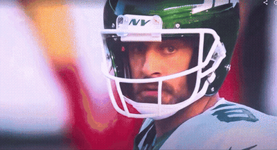 Football Player With Helmet Saying NY GIF