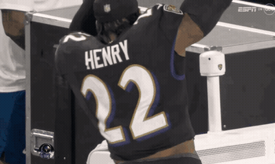 Football Player With Henry On Shirt GIF